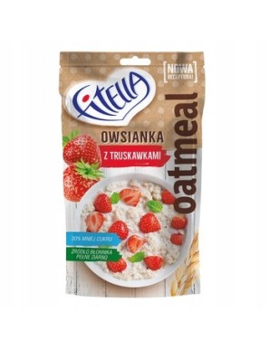 Fitella Owsianka z mlekiem i truskawkami 50 g