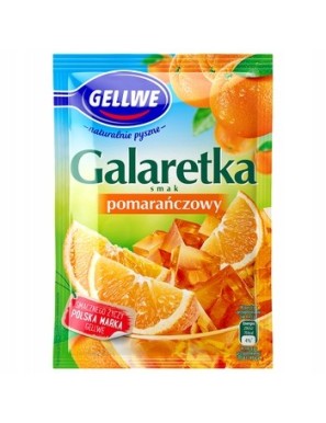Gellwe Galaretka smak pomarańczowy 72g