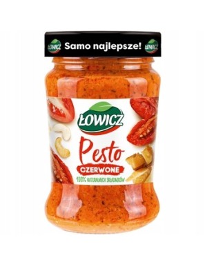 Łowicz Pesto czerwone 100% naturalnych składników