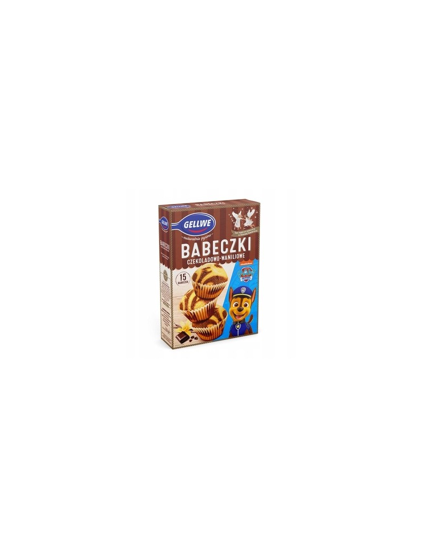 Gellwe Babeczki czekoladowo-waniliowe 238 g