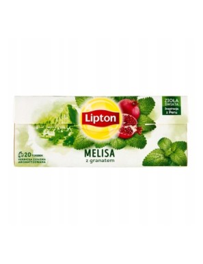 Lipton Herbatka ziołowa melisa z granatem 24g 20T