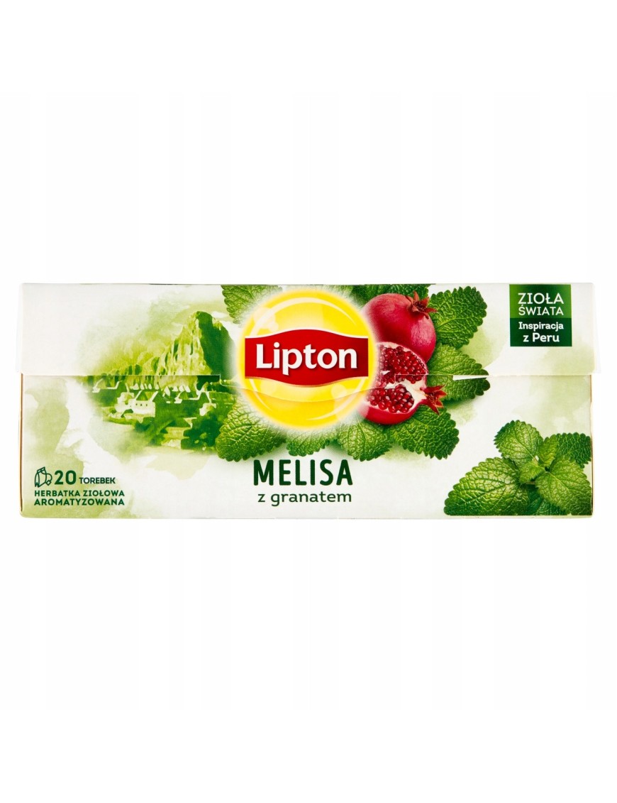 Lipton Herbatka ziołowa melisa z granatem 24g 20T