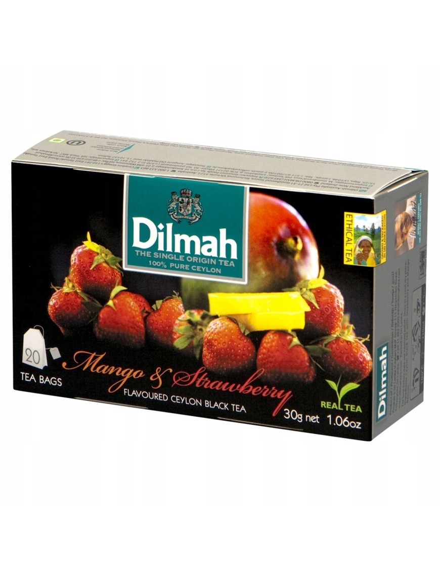Dilmah Mango Strawberry czarna herbata 30g 20T