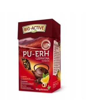 Big-Active Pu-Erh Herbata czerwona cytrynowa 100g