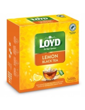 LOYD Lemon black tea 85 g - 50 pyramid tea bags