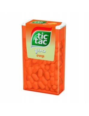 TIC TAC Orange drażetki o smaku pomarańczowym 49g