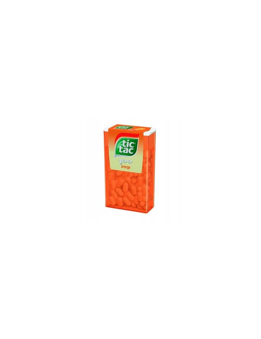 TIC TAC Orange drażetki o smaku pomarańczowym 49g