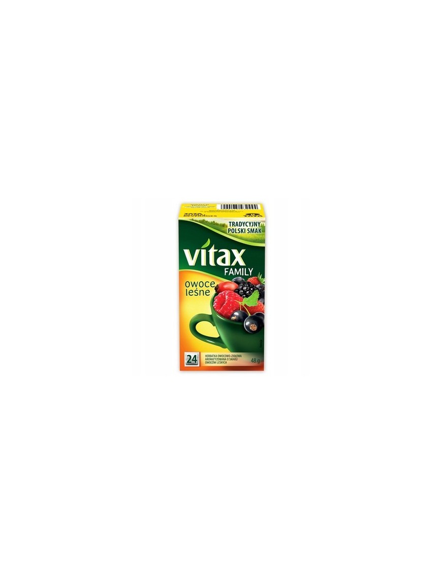 Herbata Vitax Family Owoce Leśne 24 torebki x 2g