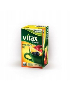 Herbata Vitax Family Owocowy Raj 24 torebki x 2g
