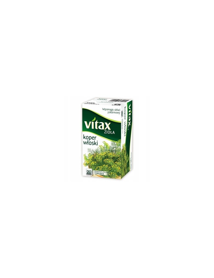 Vitax herbata ziołowa Koper włoski 20T x 15g