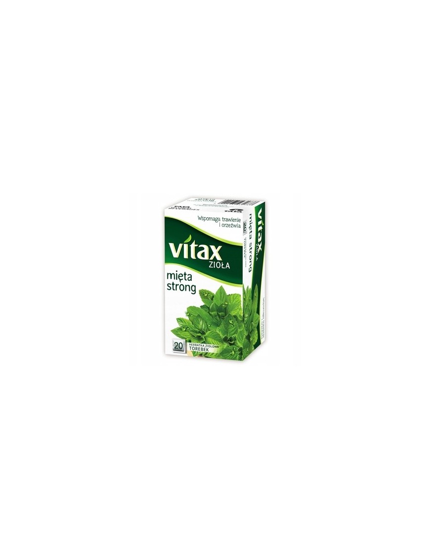 Herbata Vitax Zioła Mięta Strong 20 torebek x 15g