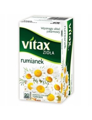 Herbata Vitax Zioła Rumianek 20 torebek x 15g