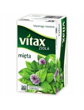 Herbata Vitax Zioła Mięta 20 torebek x 15g