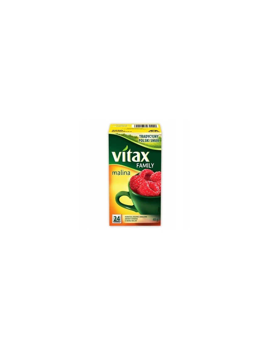 Herbata Vitax Family Malina 24 torebki x 2g