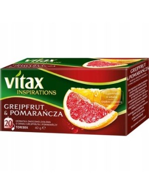 Herbata Vitax Grejpfrut&Pomarańcza 20T