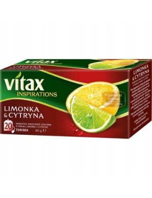 Herbata Vitax Limonka&Cytryna 20T