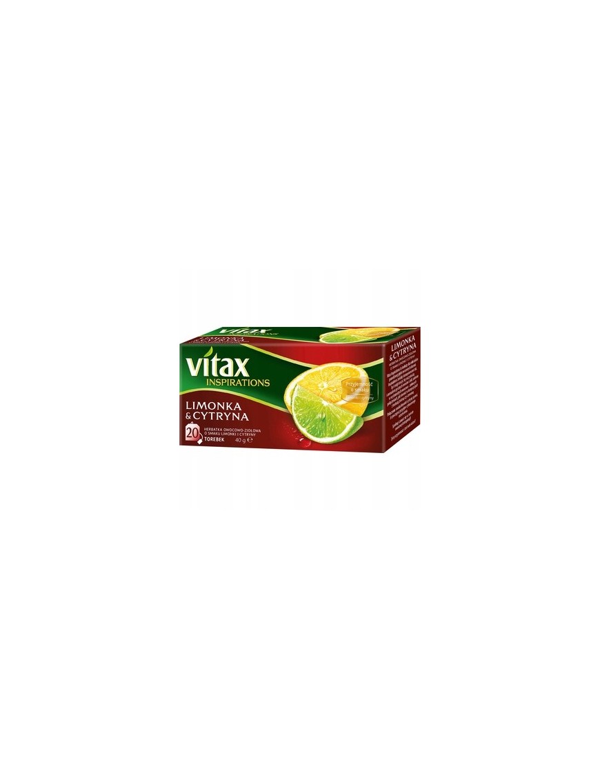 Herbata Vitax Limonka&Cytryna 20T
