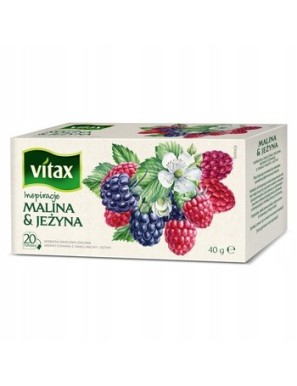 Herbata Vitax Inspiracje Malina & Jeżyna 20T