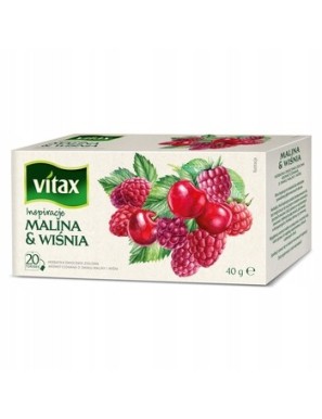 Herbata Vitax Inspiracje Malina&Wiśnia 20T