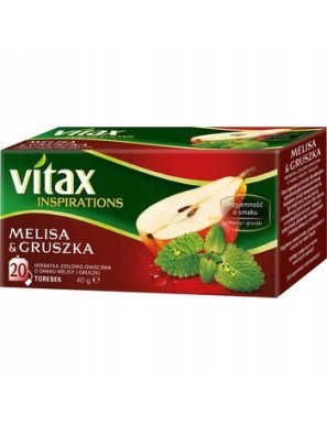 Herbata Vitax Inspirations Melisa&Gruszka 20T