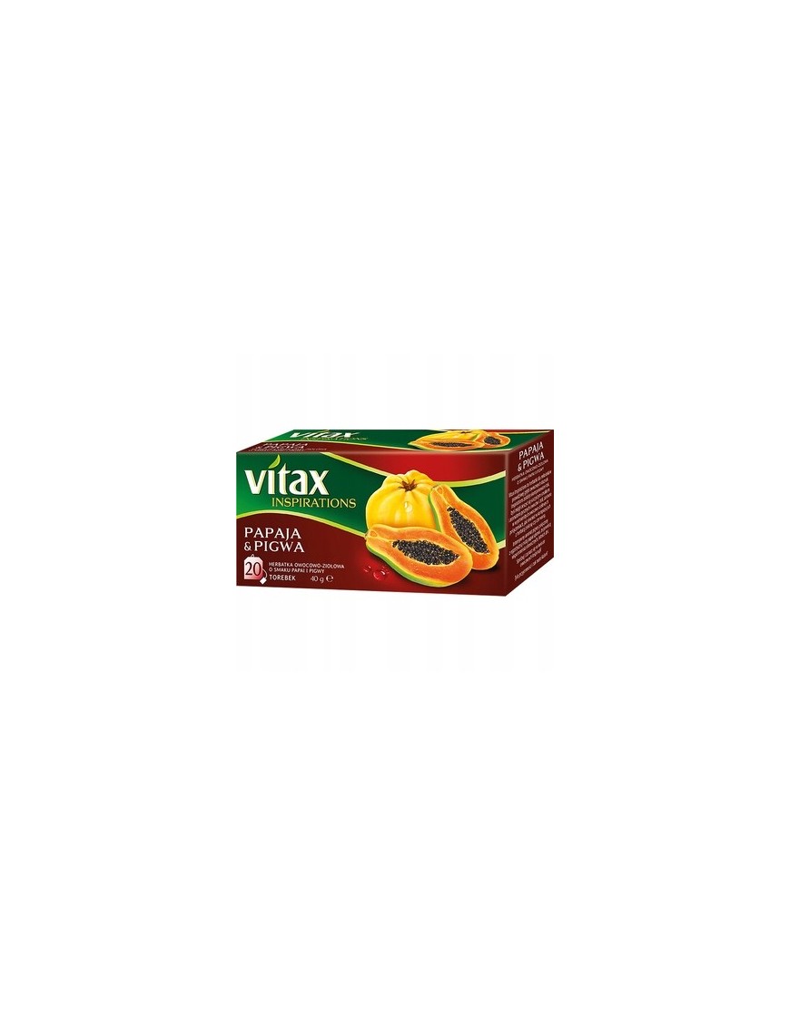 Herbata Vitax Inspirations Papaja&Pigwa 20T