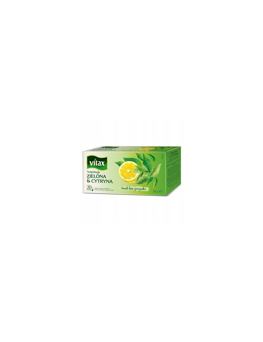 Herbata Vitax Inspiracje Zielona&Cytryna 20T