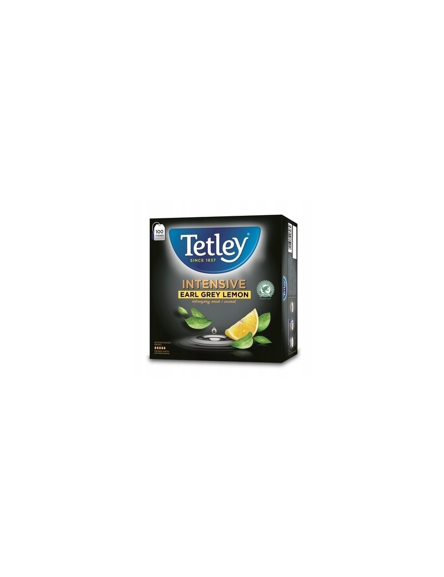 Herbata Tetley Intensive Earl Grey Lemon 100T