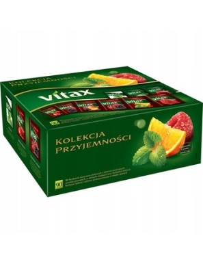 Herbata Vitax Kolekcja Przyjemności Mix karton 90T