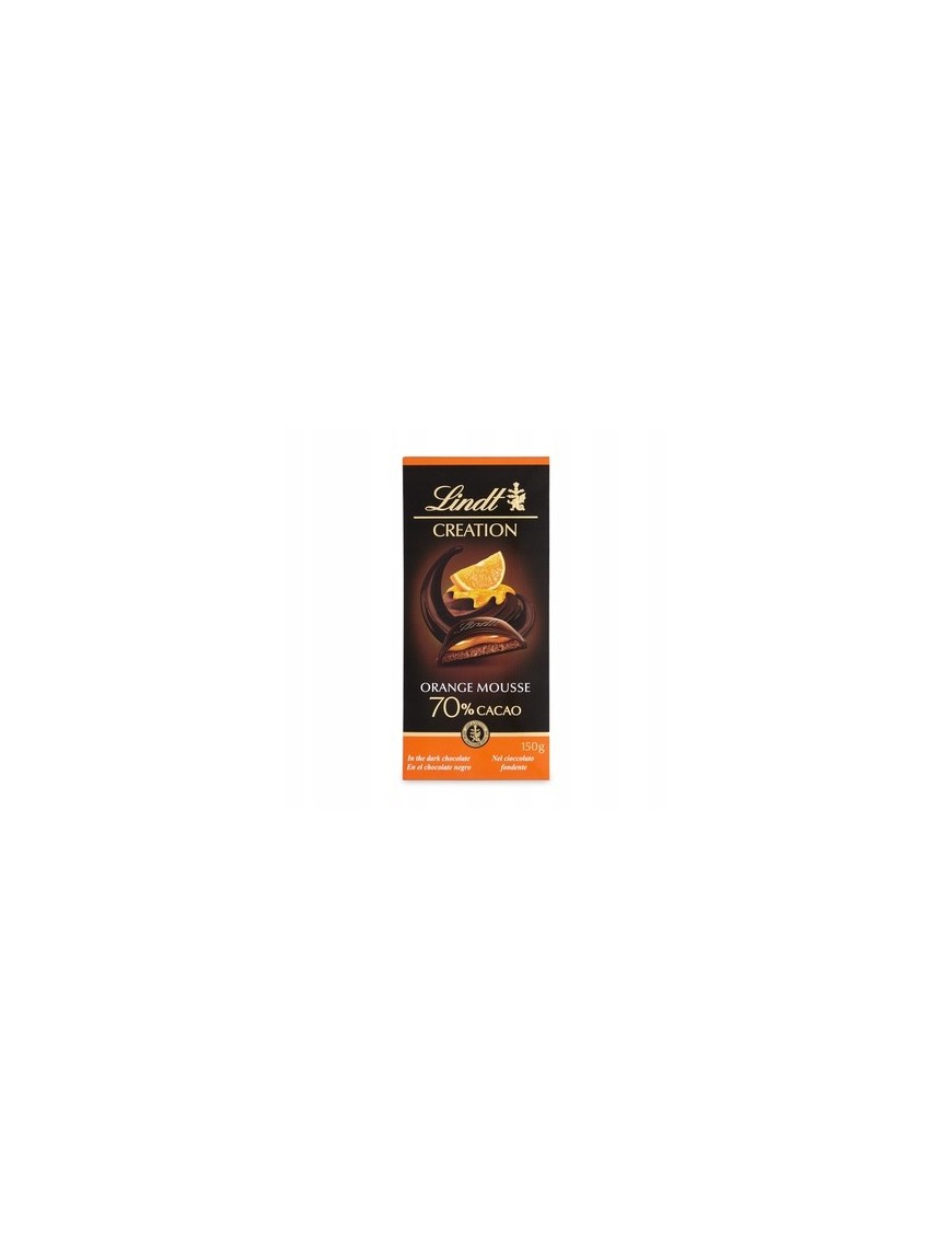 Lindt CREATION Orange Mousse 70% Cocoa 150g