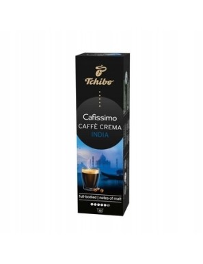 Tchibo Cafissimo Cafe Crema India Sirisha kawa mielona w kapsułkach 5g x 10 kapsułek