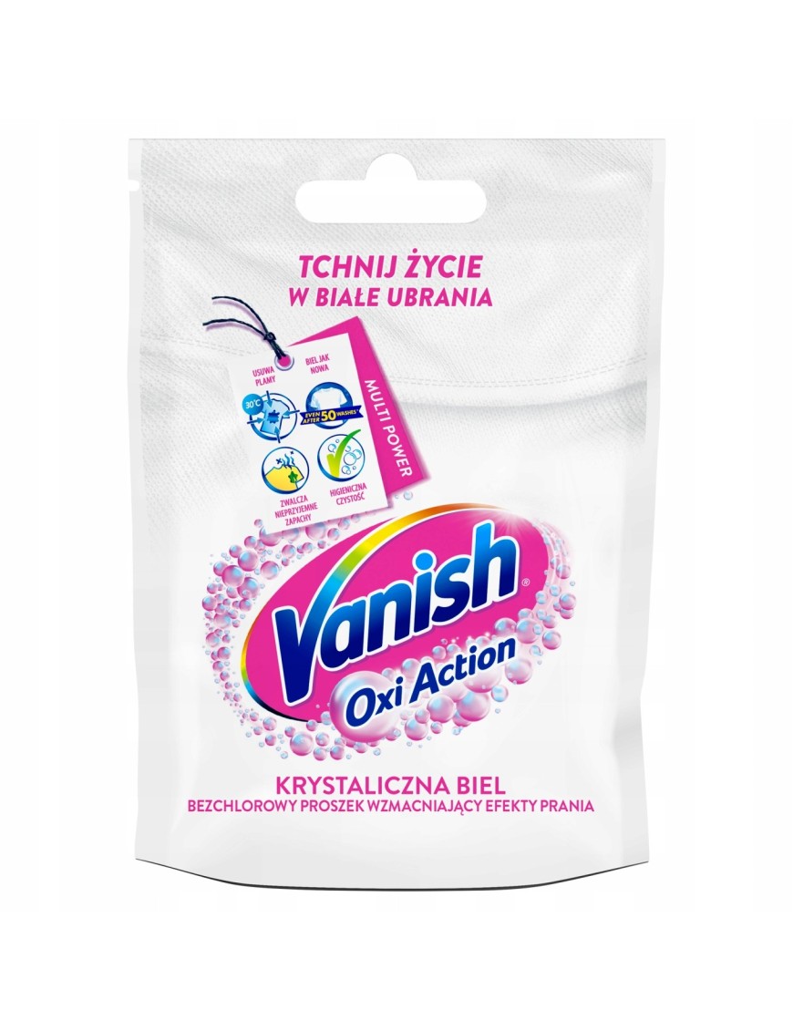 Vanish Oxi Action odplamiacz do białego 30g