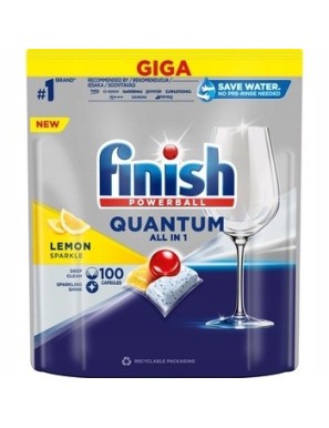 FINISH Tabletki do zmywarki Quantum 100 lemon