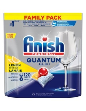 FINISH Tabletki do zmywarki Quantum 120 lemon