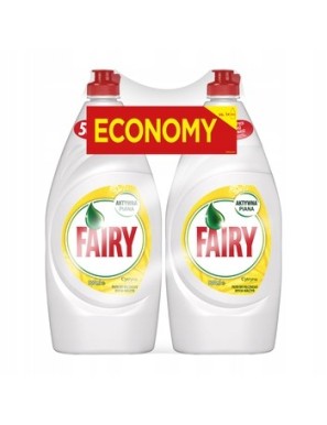 Fairy płyn do mycia naczyń cytrynowy 2x900ml