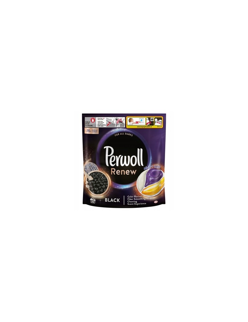 Perwoll Renew Caps Black 432g 32 sztuk