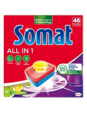 Somat All in One Lemon 46 szt