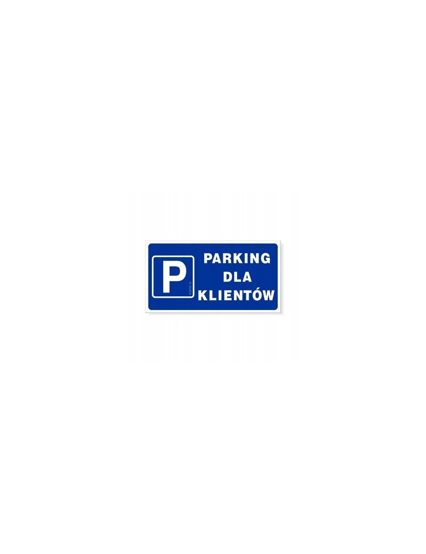 KORFED Parking dla klientów tabliczka x 1 szt.