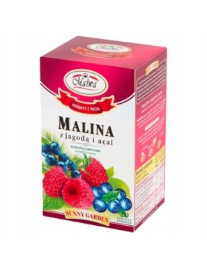 Malwa Herbata owocowa Malina z jagodą i acai 20TB