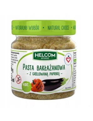 Pasta bakłażanowa z grillowaną papryką 190g Helcom