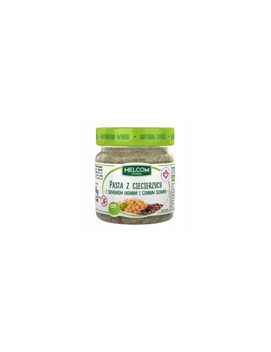 Pasta z ciecierzycy z siemieniem lnianym 225ml