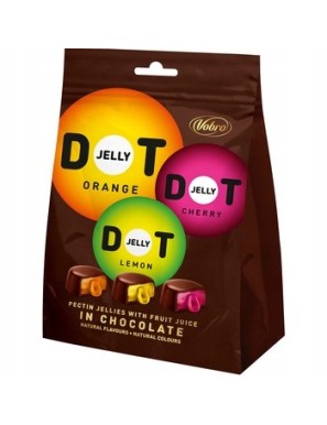 Vobro Jelly Dot in chocolate 200g