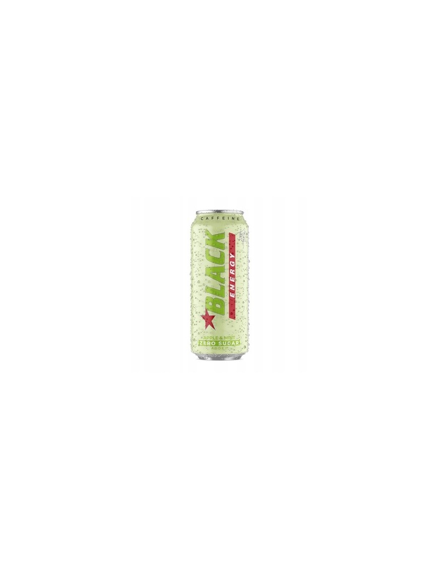 Black Energy Zero Sugar Added Apple Mint 500 ml