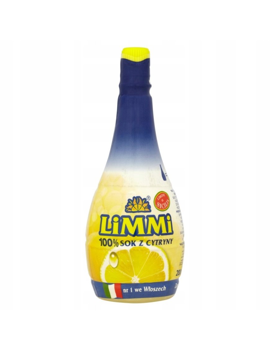 Limmi naturalny sok z cytryn sycylijskich 200ml