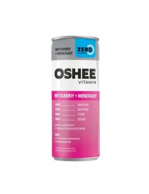 OSHEE Vitamin Zero Witaminy i Minerały 250ml