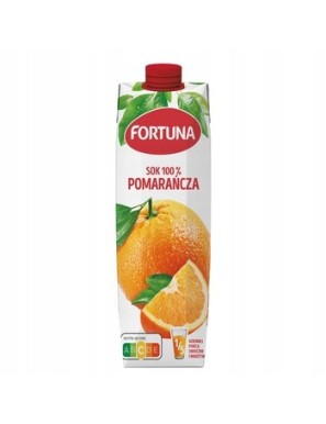 Fortuna Sok 100% pomarańcza 1 l