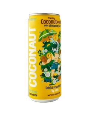 Coconaut. Woda kokosowa z sokiem ananasowym 320ml