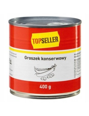 TOPSELLER Groszek zielony konserwowy 400 g