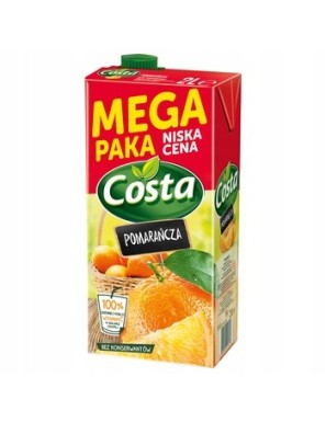 Costa Napój pomarańcza karton 2 l