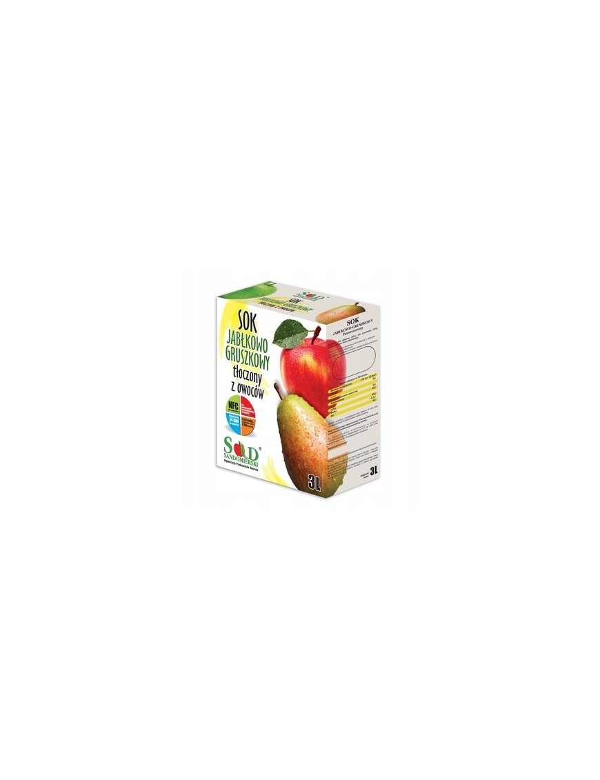 Sok jabłkowo-gruszkowy 3L - SAD SANDOMIERSKI