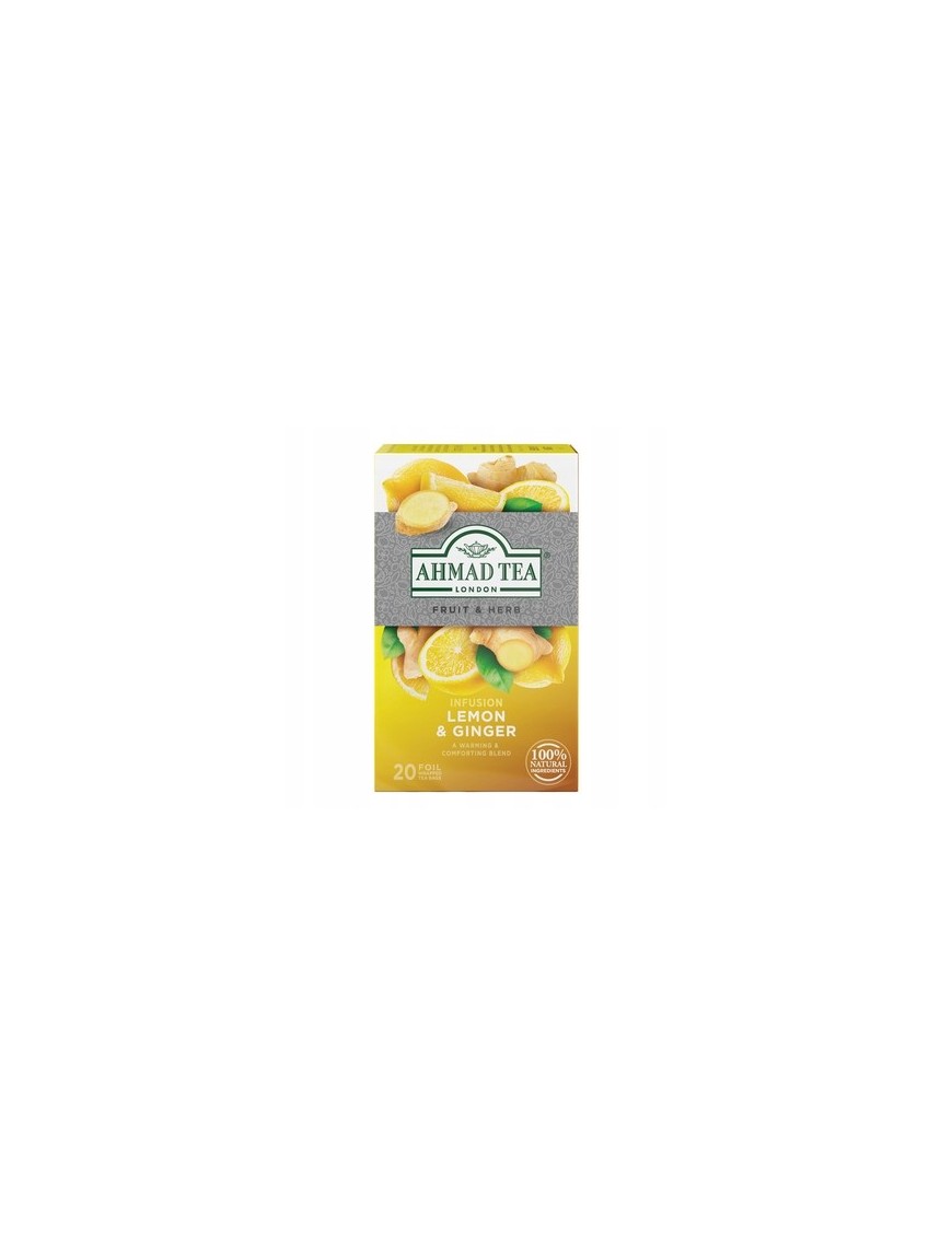 Herbata Lemon&Ginger Ahmad Tea 20x2g